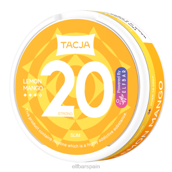 Bolsa de nicotina elfbar tacja - mango limón - 1 unidad - 20 mg/g 8LFB224