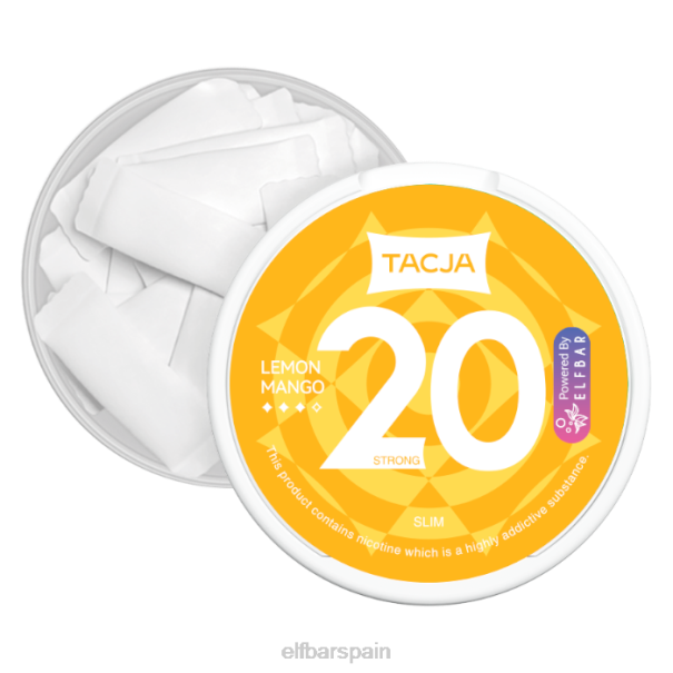 Bolsa de nicotina elfbar tacja - mango limón - 1 unidad - 20 mg/g 8LFB224