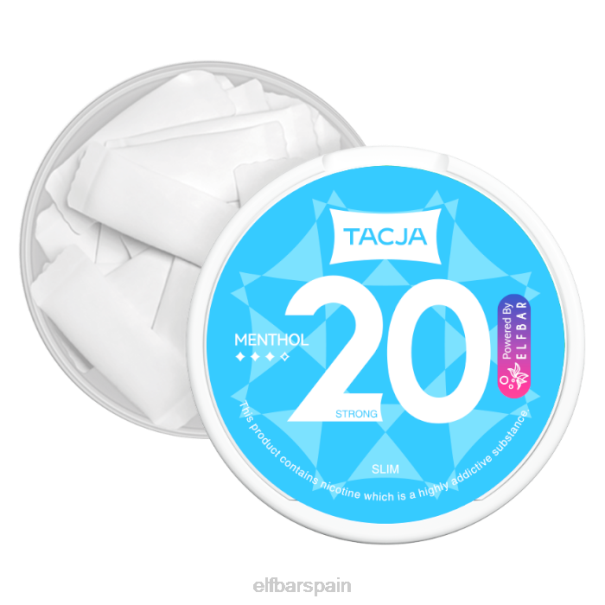 Bolsa de nicotina elfbar tacja - mentol - 1 paquete - 12 mg/g 8LFB221