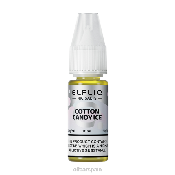elfbar elfliq algodón de azúcar hielo sales nic - 10ml-10 mg/ml 8LFB213