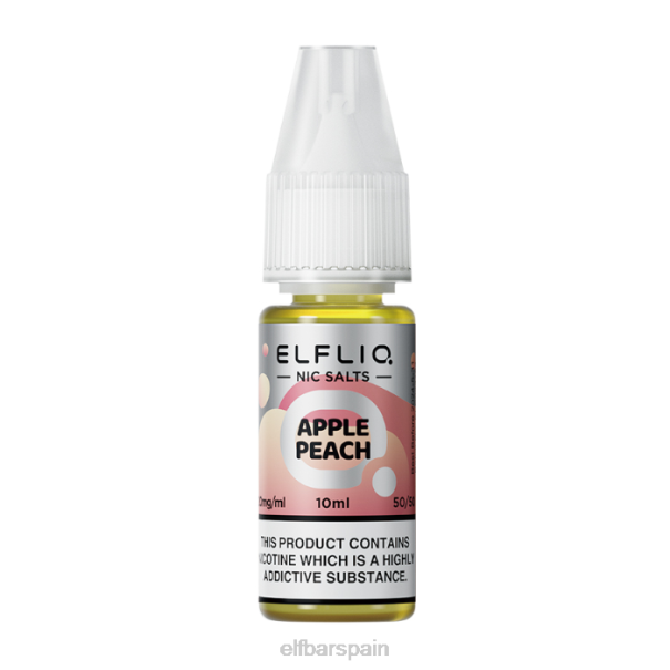 elfbar elfliq sales nic de manzana y melocotón - 10ml-10 mg/ml 8LFB219