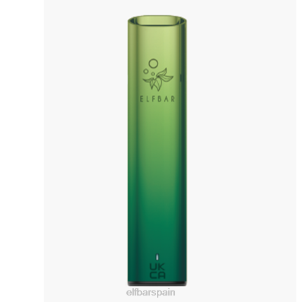 Kit de vaporizador elfbar mate 500 pod - batería de 500mah 8LFB137aurora verde