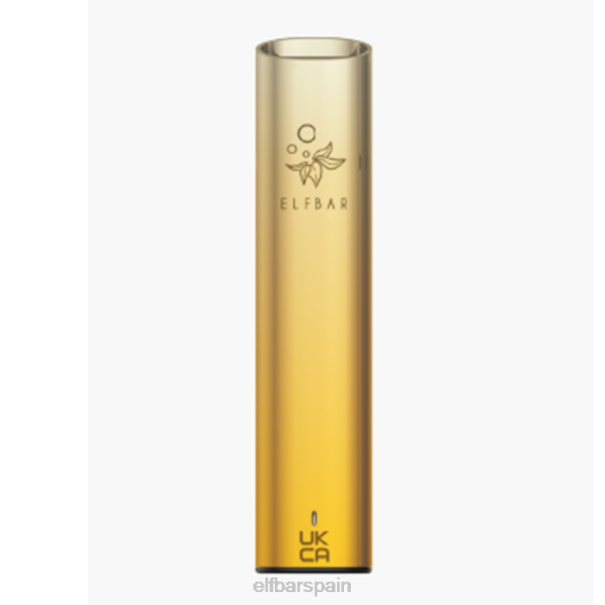 Kit de vaporizador elfbar mate 500 pod - batería de 500mah 8LFB142aurora amarilla