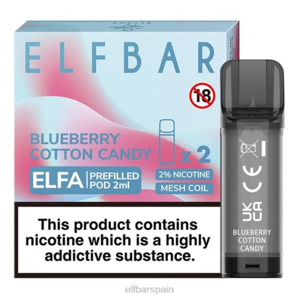 cápsula precargada elfbar elfa - 2 ml - 20 mg (paquete de 2) 8LFB110menta Limón