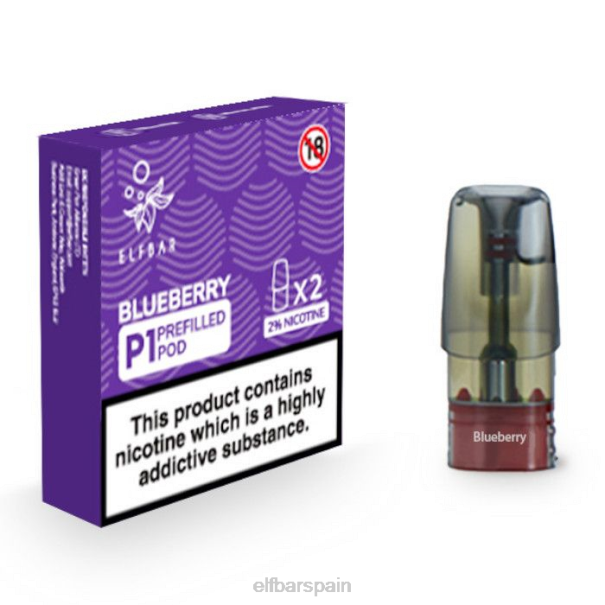 elfbar mate 500 p1 cápsulas precargadas - 20 mg (paquete de 2) 8LFB144arándano