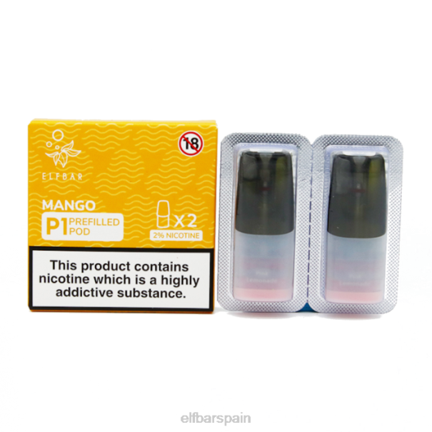 elfbar mate 500 p1 cápsulas precargadas - 20 mg (paquete de 2) limón y lima 8LFB149