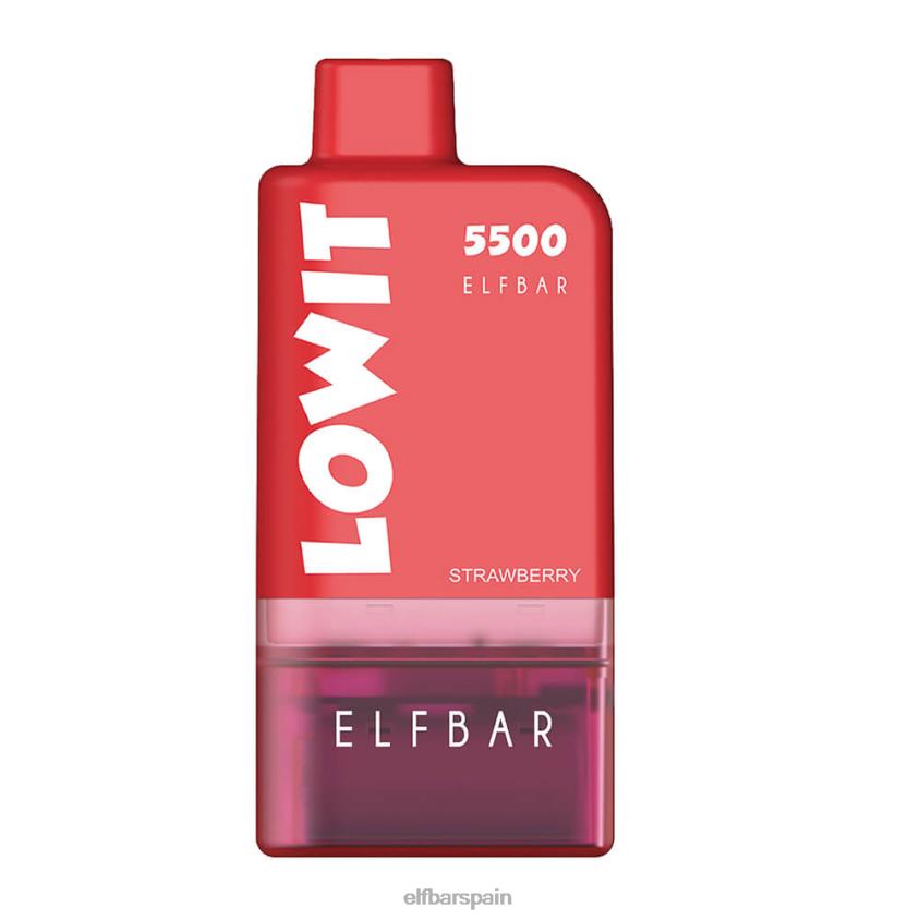 kit de cápsulas precargadas lowit 5500 2% nic VD2T6125 ELFBAR hielo de fresa