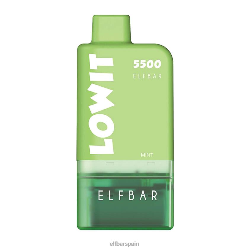 kit de cápsulas precargadas lowit 5500 2% nic VD2T6127 ELFBAR menta