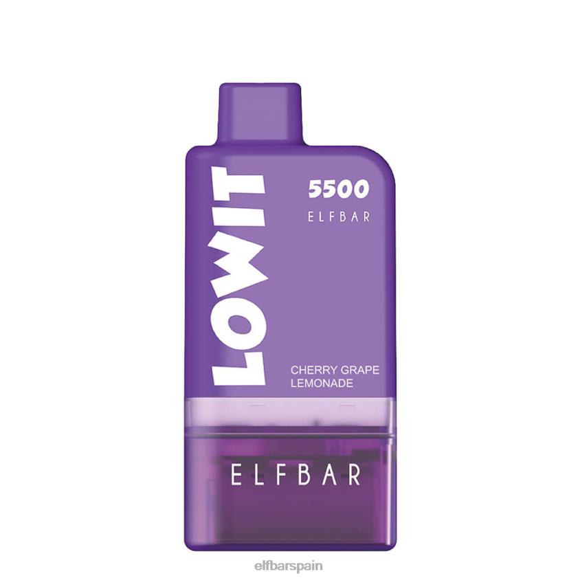 kit de cápsulas precargadas lowit 5500 2% nic VD2T6128 ELFBAR uva