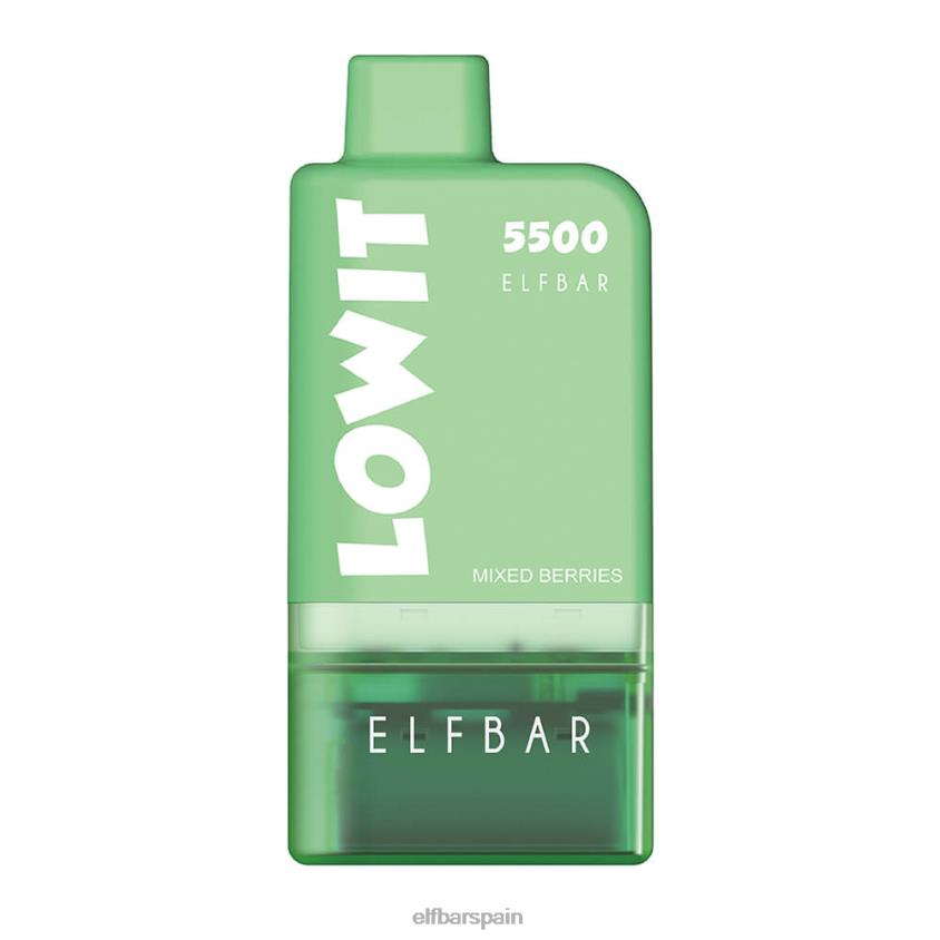 kit de cápsulas precargadas lowit 5500 2% nic VD2T6129 ELFBAR bayas mixtas