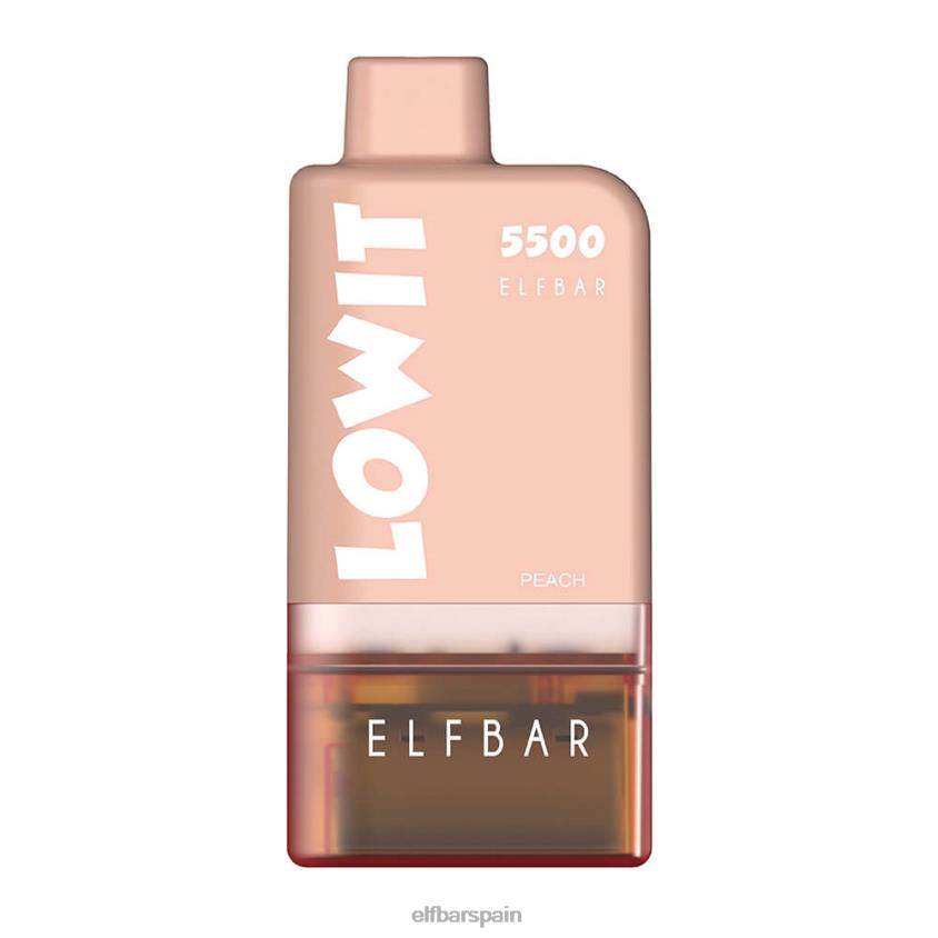 kit de cápsulas precargadas lowit 5500 2% nic VD2T6130 ELFBAR Durazno jugoso