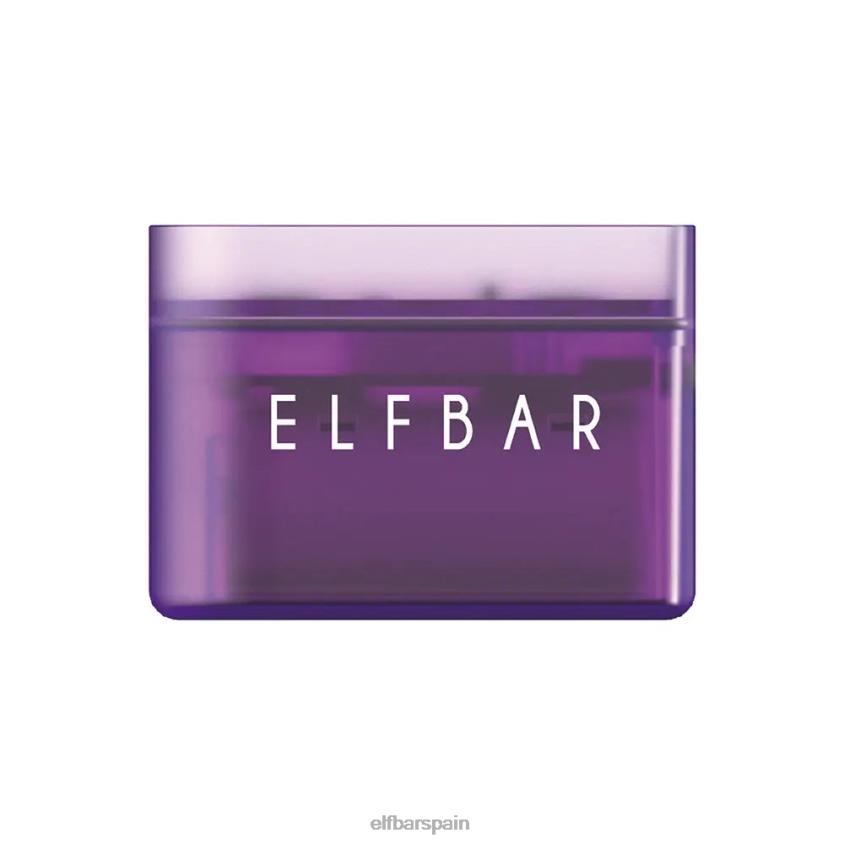 kit de vainas precargadas lowit 5500 2%nic limonada de uva cereza VD2T6135 ELFBAR vaina de limonada de uva cereza+batería morada