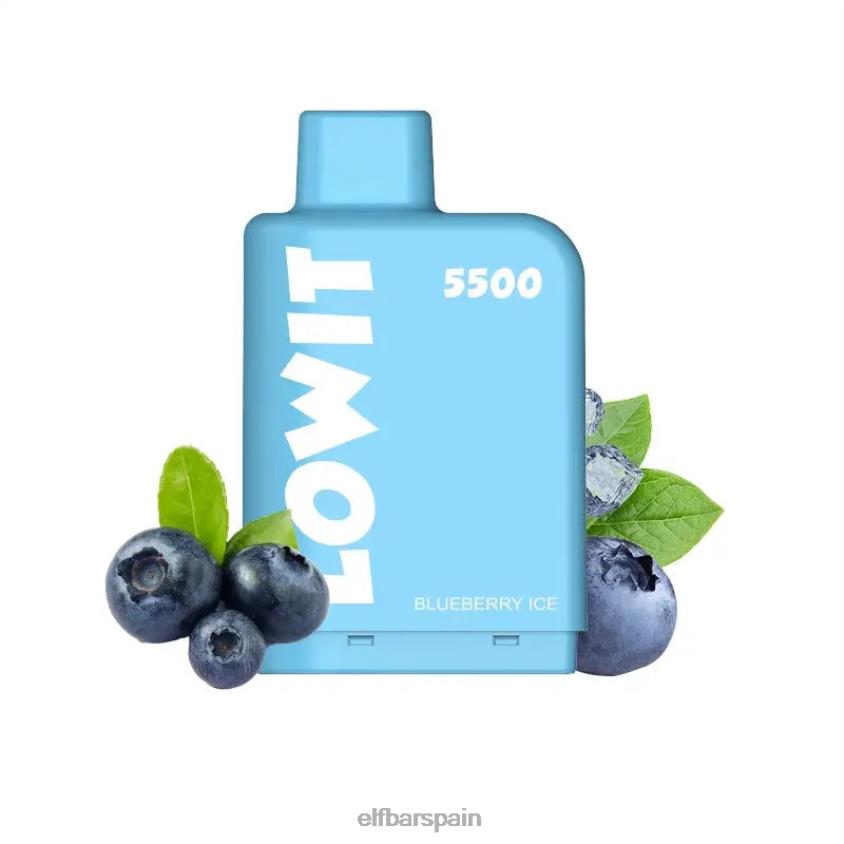 vaina precargada lowit 5500 inhalaciones 2% nic VD2T6145 ELFBAR hielo de sandia
