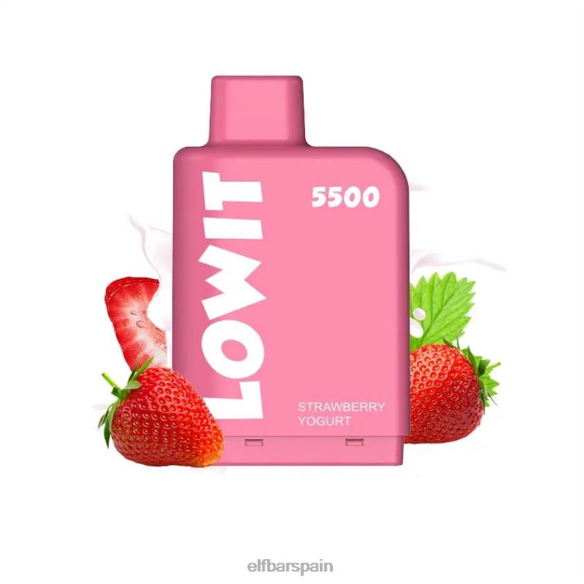 vaina precargada lowit 5500 inhalaciones 2% nic VD2T6147 ELFBAR Yogurt de fresa