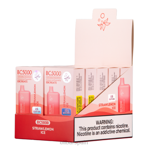 ELFBAR Consumidor de hielo de fresa bc5000 - individual T24844