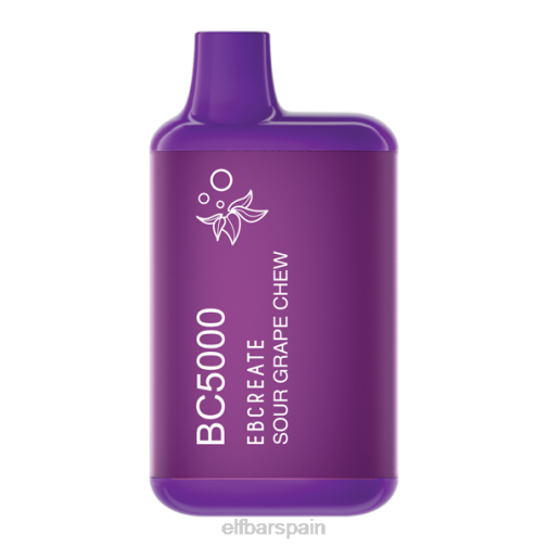 ELFBAR Masticable de uva agria ebcreate bc5000 edición térmica para el consumidor - 50 mg - individual T24869