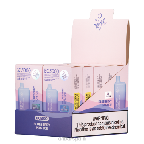 ELFBAR arándano pom ice bc5000 consumidor - 40 mg - individual T24821