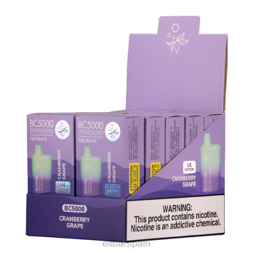 ELFBAR arándano uva bc5000 consumidor - único - 0 mg T24835