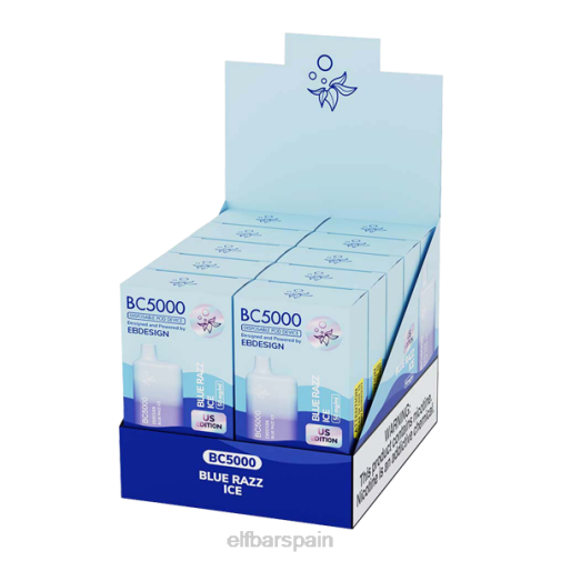 ELFBAR blue razz ice eb bc5000 consumidor - individual - 40 mg T24810
