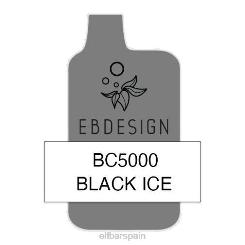 ELFBAR consumidor black ice 5000 - individual T24856