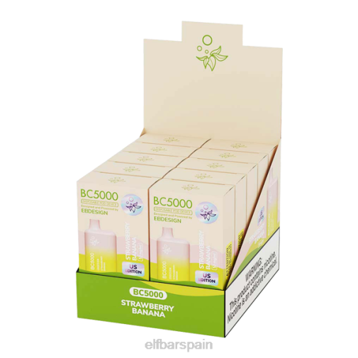 ELFBAR fresa plátano bc5000 consumidor - individual - 50 mg T24841