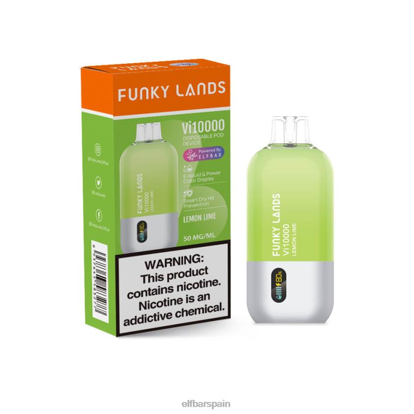 Funky Lands desechables vape vi10000 bocanadas VD2T6168 ELFBAR hielo de sandia