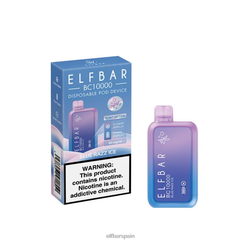 Serie de hielo vape bc10000 desechable con el mejor sabor VD2T61 ELFBAR hielo azul