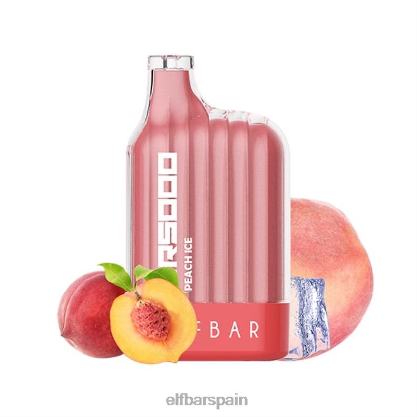 Serie de hielo vape cr5000 desechable de mejor sabor VD2T620 ELFBAR hielo de durazno