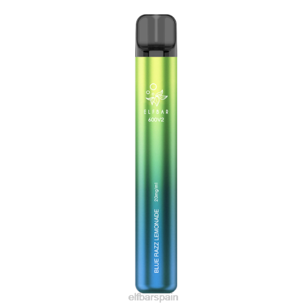Vaporizador desechable elfbar 600v2 - 20 mg 8LFB13limonada azul razz
