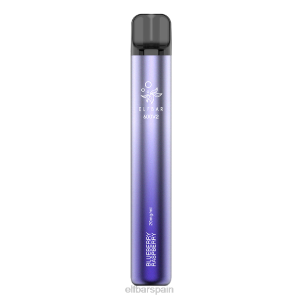 Vaporizador desechable elfbar 600v2 - 20 mg 8LFB16frambuesa arándano