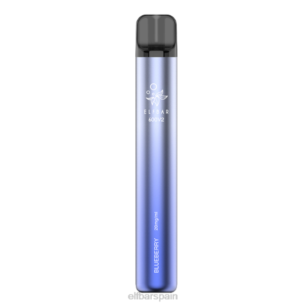 Vaporizador desechable elfbar 600v2 - 20 mg 8LFB1arándano