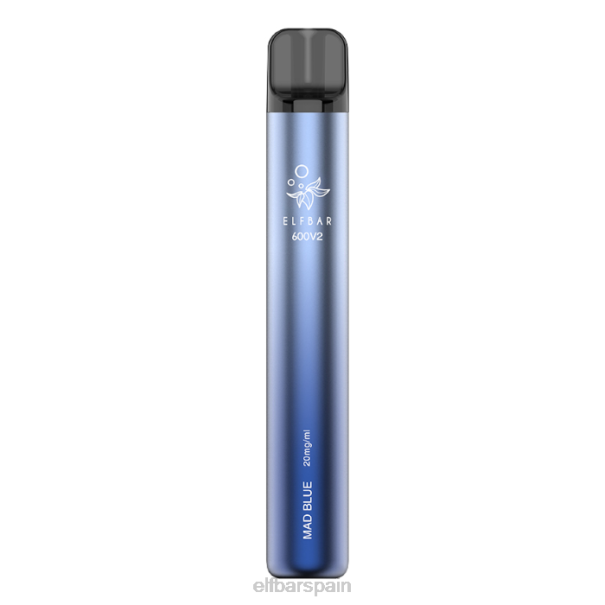 Vaporizador desechable elfbar 600v2 - 20 mg 8LFB20azul loco