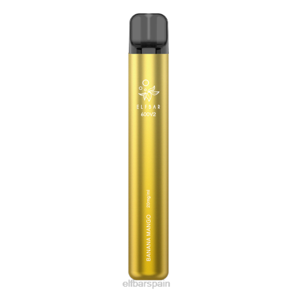Vaporizador desechable elfbar 600v2 - 20 mg 8LFB22plátano mango