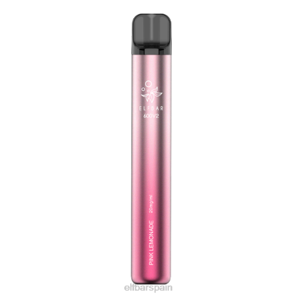 Vaporizador desechable elfbar 600v2 - 20 mg 8LFB7limonada rosa