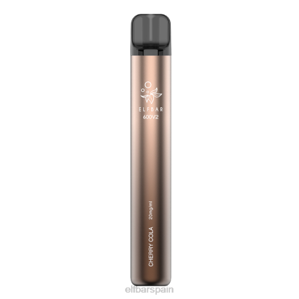 Vaporizador desechable elfbar 600v2 - 20 mg 8LFB8cola de cereza