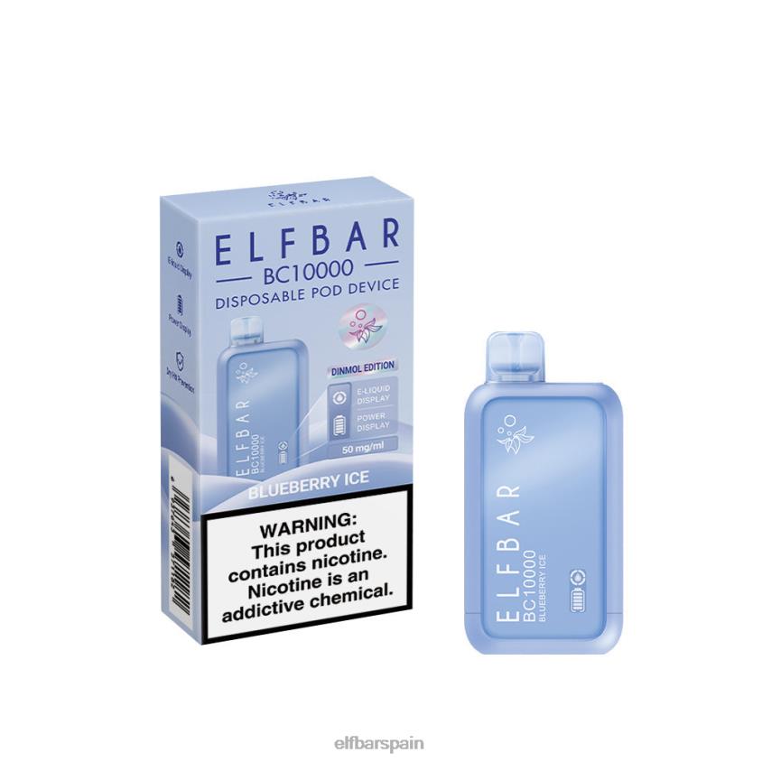 Venta superior del vape bc10000 desechable del mejor sabor VD2T613 ELFBAR hielo de arándanos