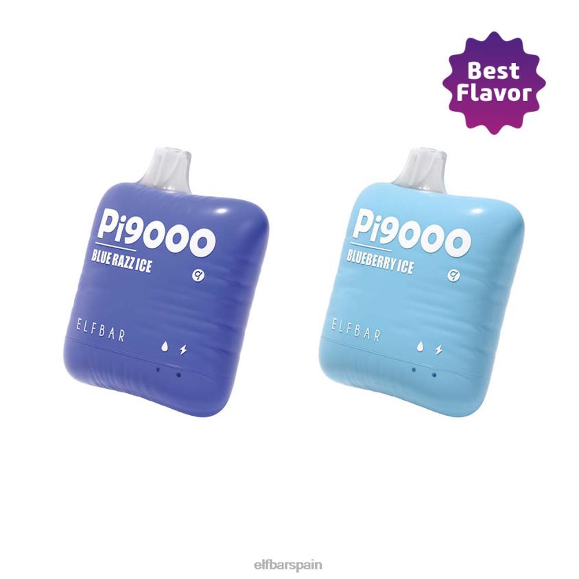 pi9000 vape desechable gran venta sabor VD2T6121 ELFBAR Razz azul