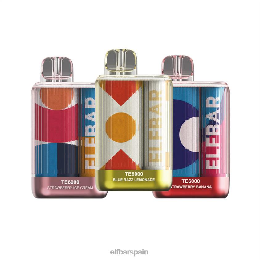 soplos disponibles del vape te6000 VD2T679 ELFBAR helado de vainilla