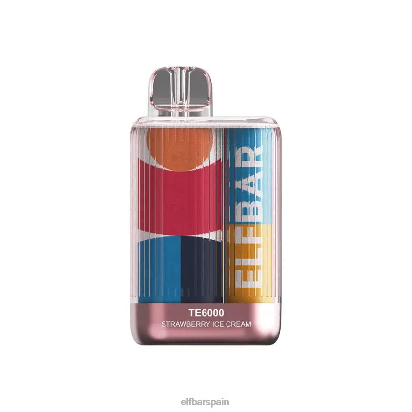 soplos disponibles del vape te6000 VD2T681 ELFBAR Fresa plátano