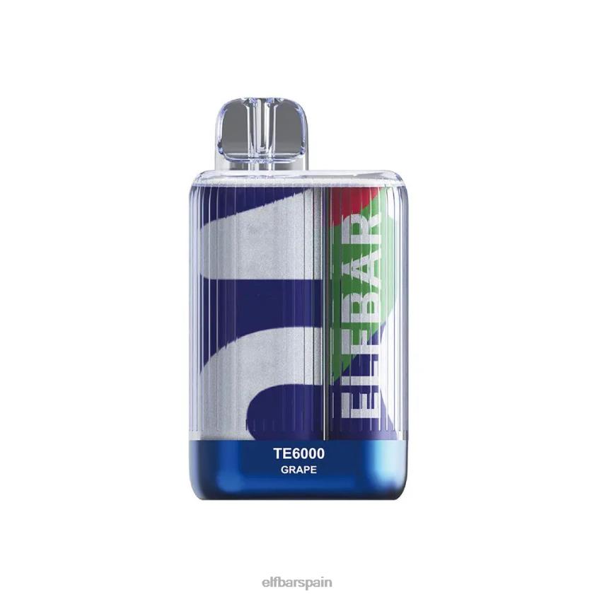 soplos disponibles del vape te6000 VD2T686 ELFBAR uva