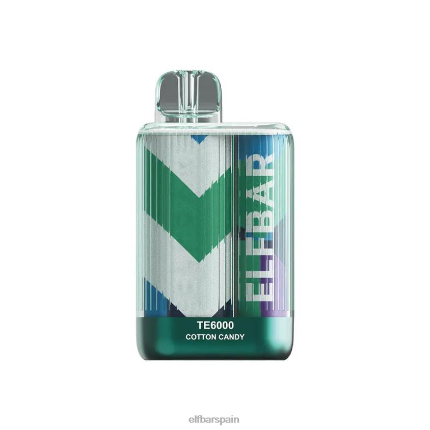 soplos disponibles del vape te6000 VD2T688 ELFBAR algodón de azúcar