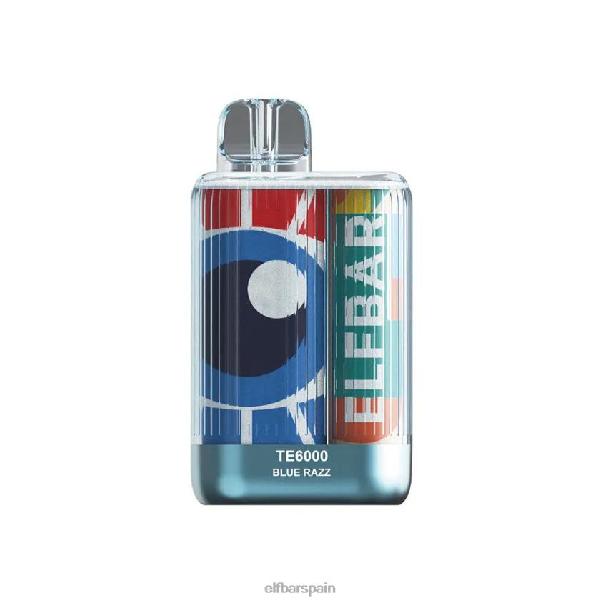 soplos disponibles del vape te6000 VD2T691 ELFBAR Razz azul