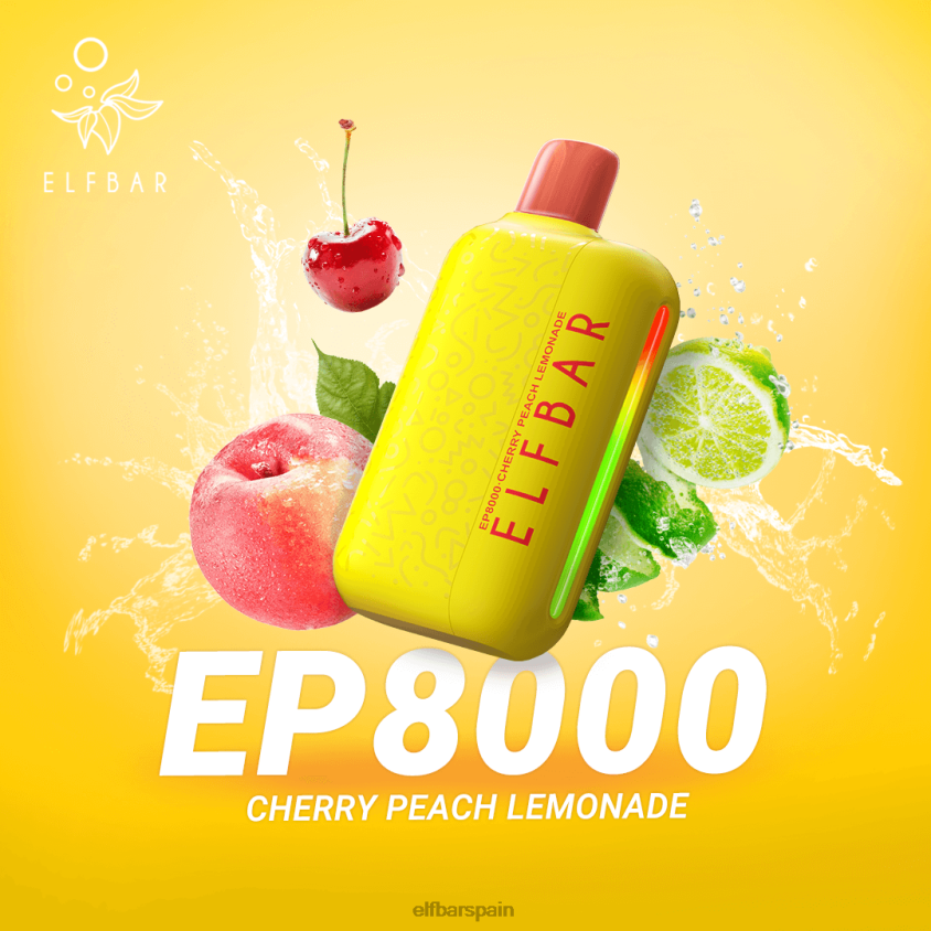 vape desechable nuevos soplos ep8000 VD2T657 ELFBAR cereza de uva