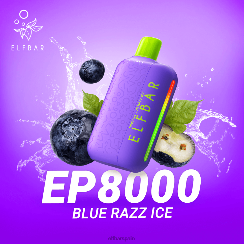 vape desechable nuevos soplos ep8000 VD2T667 ELFBAR arándano mora