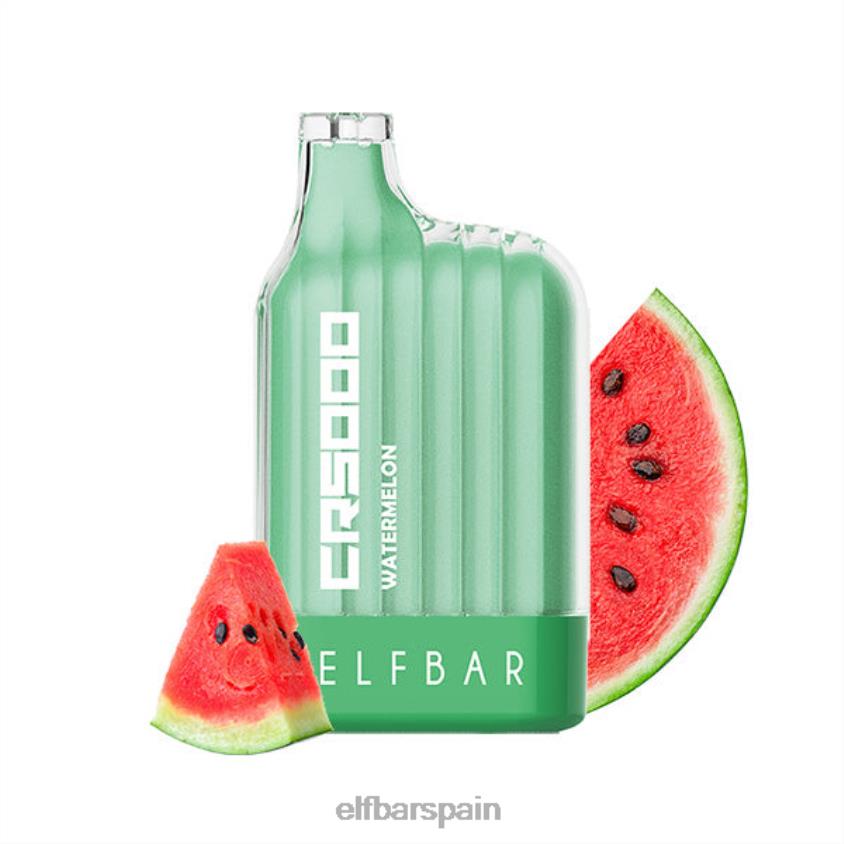 vaporizador desechable cr5000 5000 inhalaciones VD2T625 ELFBAR sandía melocotón fresa